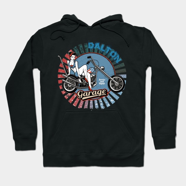 DALTON OLD GARAGE Hoodie by ArthurDesign